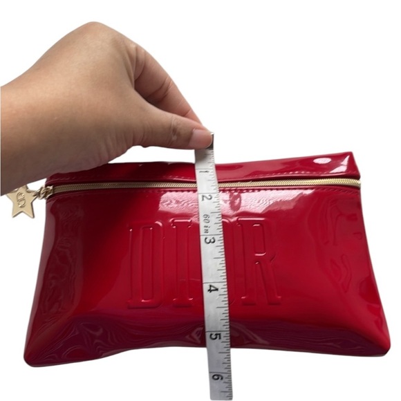 Christian Dior Red Patent Leather Clutch - Picture 10 of 10